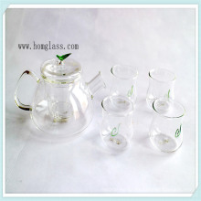 Clear/ Decorate Glass Teapot Glass Kettle